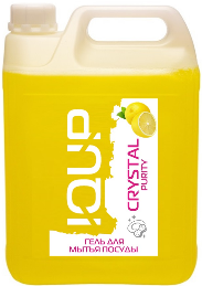 IQUP Purity Сrystal Lemon, ср-во д/мытья посуды, 5л, канистра ПНД